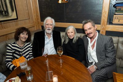 Cindy Sherman (third from left) and guests. Photo credit: Simon Luethi Photo