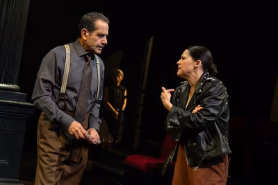 Tony Shalhoub and Katie Kreisler  Photo