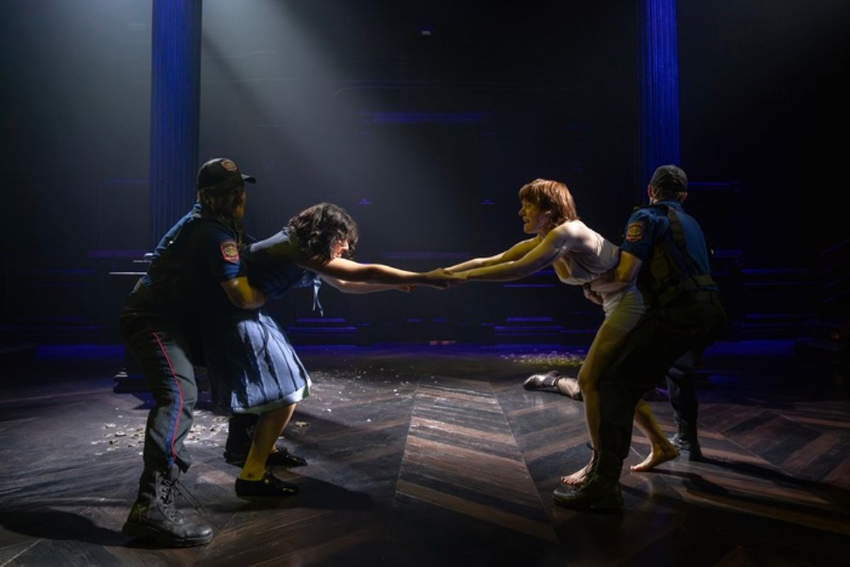 Dave Quay, Haley Wong, Susannah Perkins, and Tony Shalhoub  at 