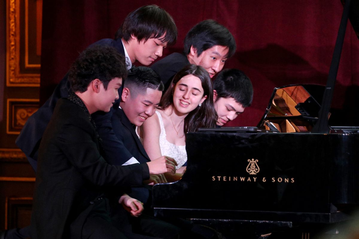 The Lang Lang International Music Foundation Bi-Annual Gala  Photo by Astrid Stawiarz/Getty Images for Lang Lang International Music Foundation) at 