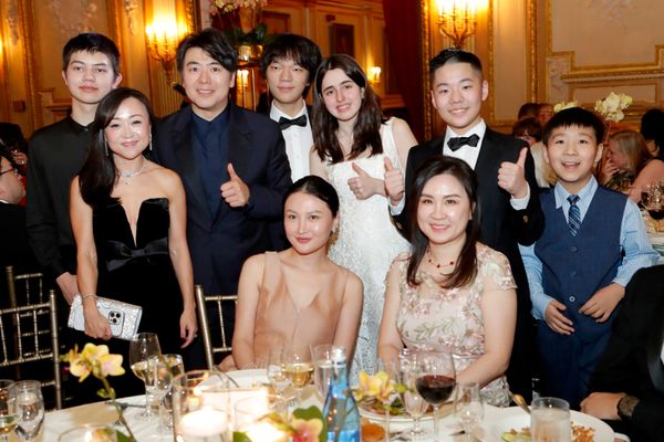 Jessie Ding and Lang Lang  Photo