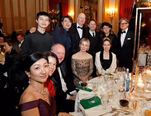 Lisa Sauer, Jon Moeller, Lang Lang, Alfie Brody, Alexandre Moutouzkine and David Baha Photo