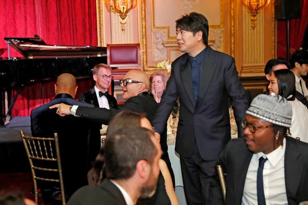 Leszek Lukas Barwinski-Brown and Lang Lang Photo