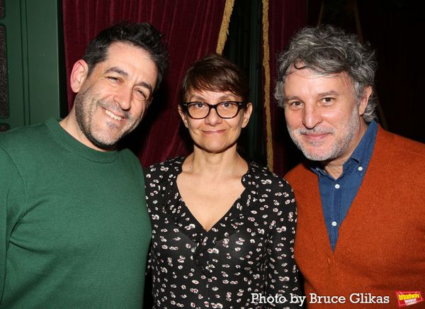 2nd Stage Artistic Director Evan Cabnet, Playwright Gina Gionfriddo and Director Trip Photo