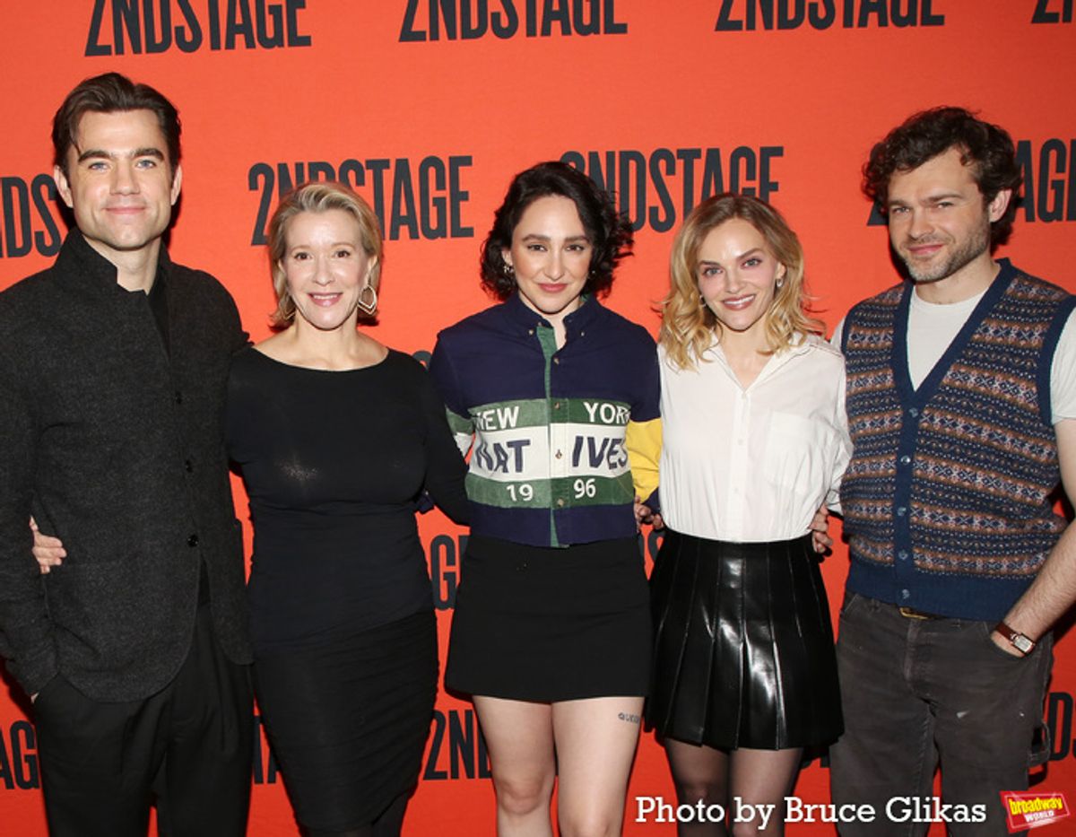 Patrick Ball, Linda Emond, Lauren Patten, Madeline Brewer, Alden Ehrenreich at 