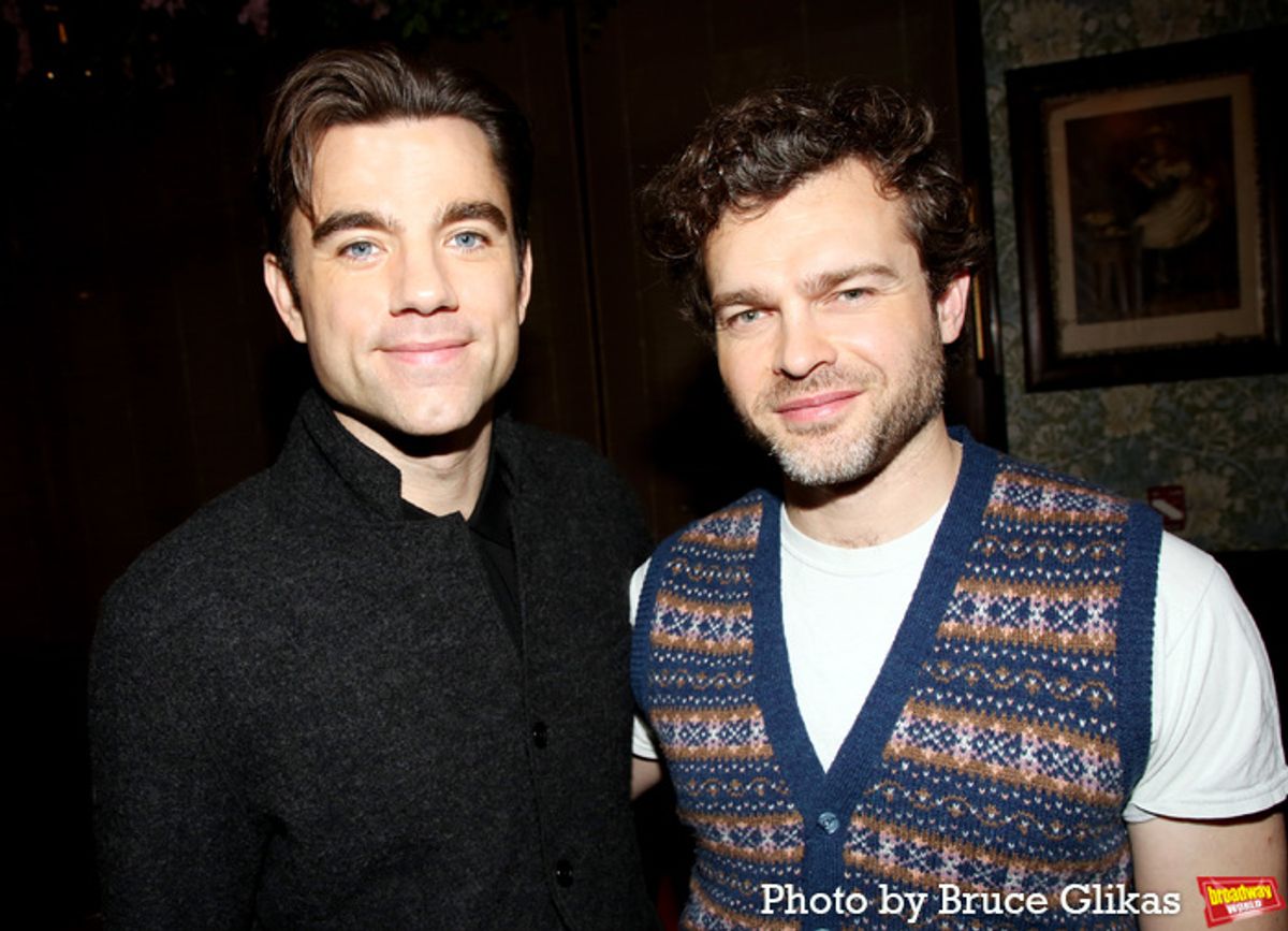 Patrick Ball and Alden Ehrenreich  at 