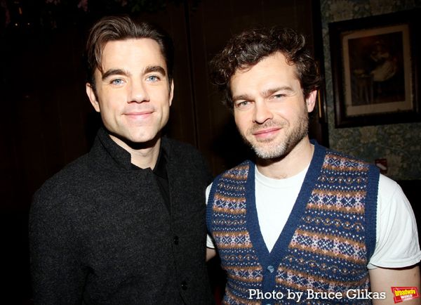 Patrick Ball and Alden Ehrenreich  Photo