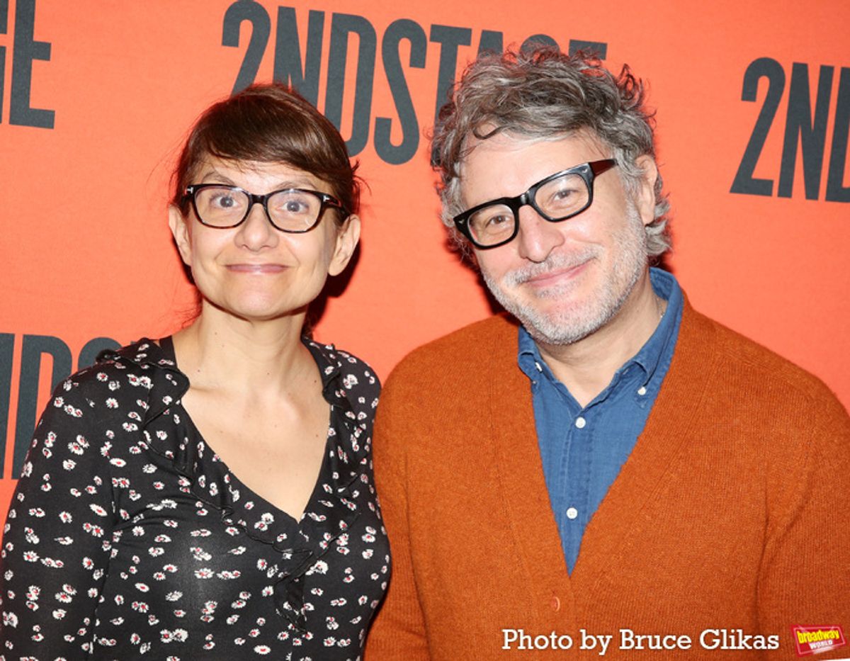 Playwright Gina Gionfriddo and Director Trip Cullman  at 