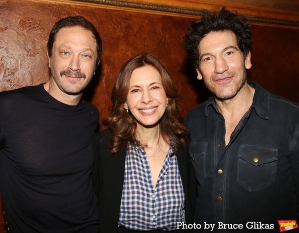 Ebon Moss-Bachrach, Jessica Hecht and Jon Bernthal Photo