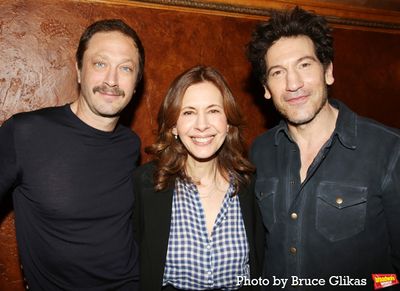 Ebon Moss-Bachrach, Jessica Hecht and Jon Bernthal Photo