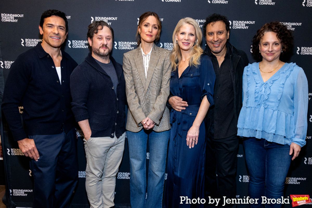 Mark Consuelos, Christopher Fitzgerald, Rose Byrne, Kelli O'Hara, Aasif Mandvi, Tracee Chimo at 