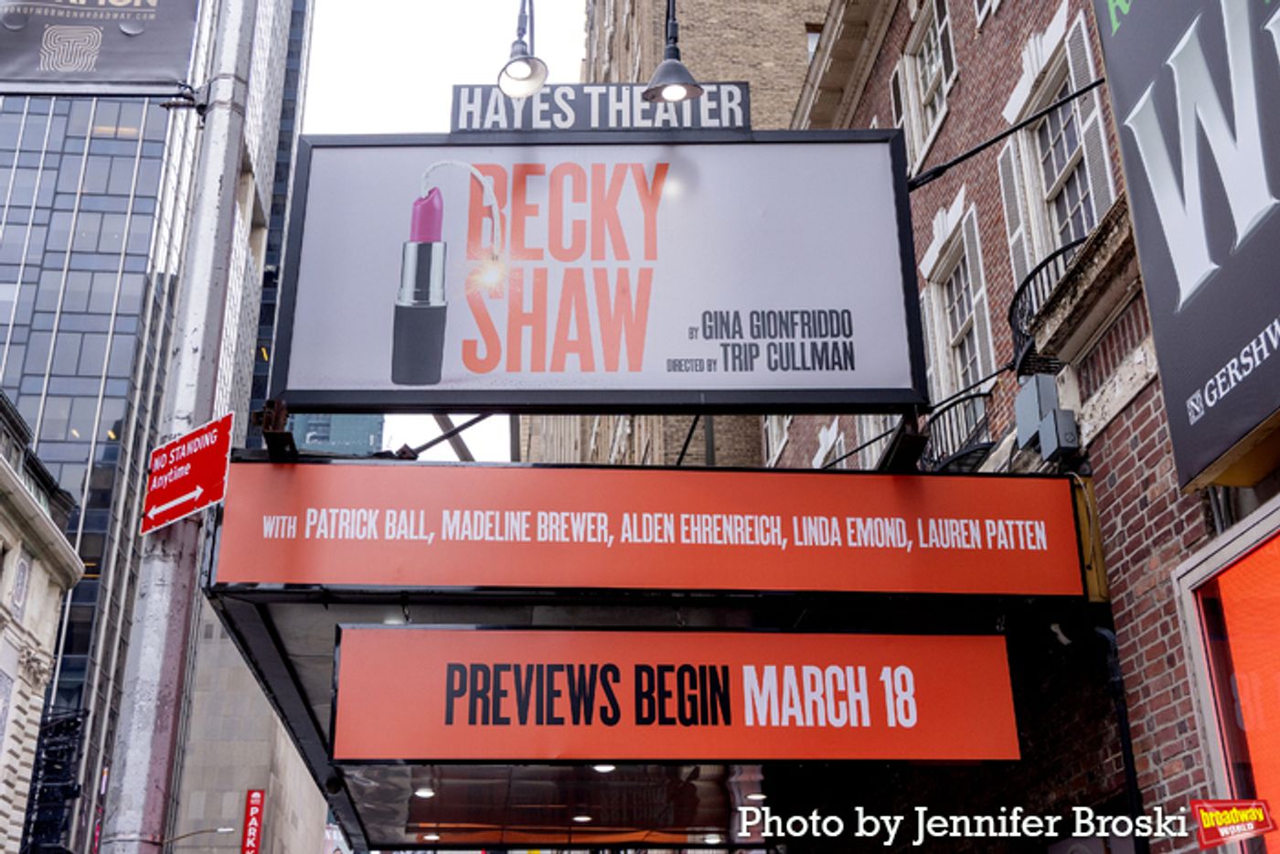 Photos: First Look at the BECKY SHAW Broadway Marquee Photos: First Look at the BECKY SHAW Broadway Marquee Image