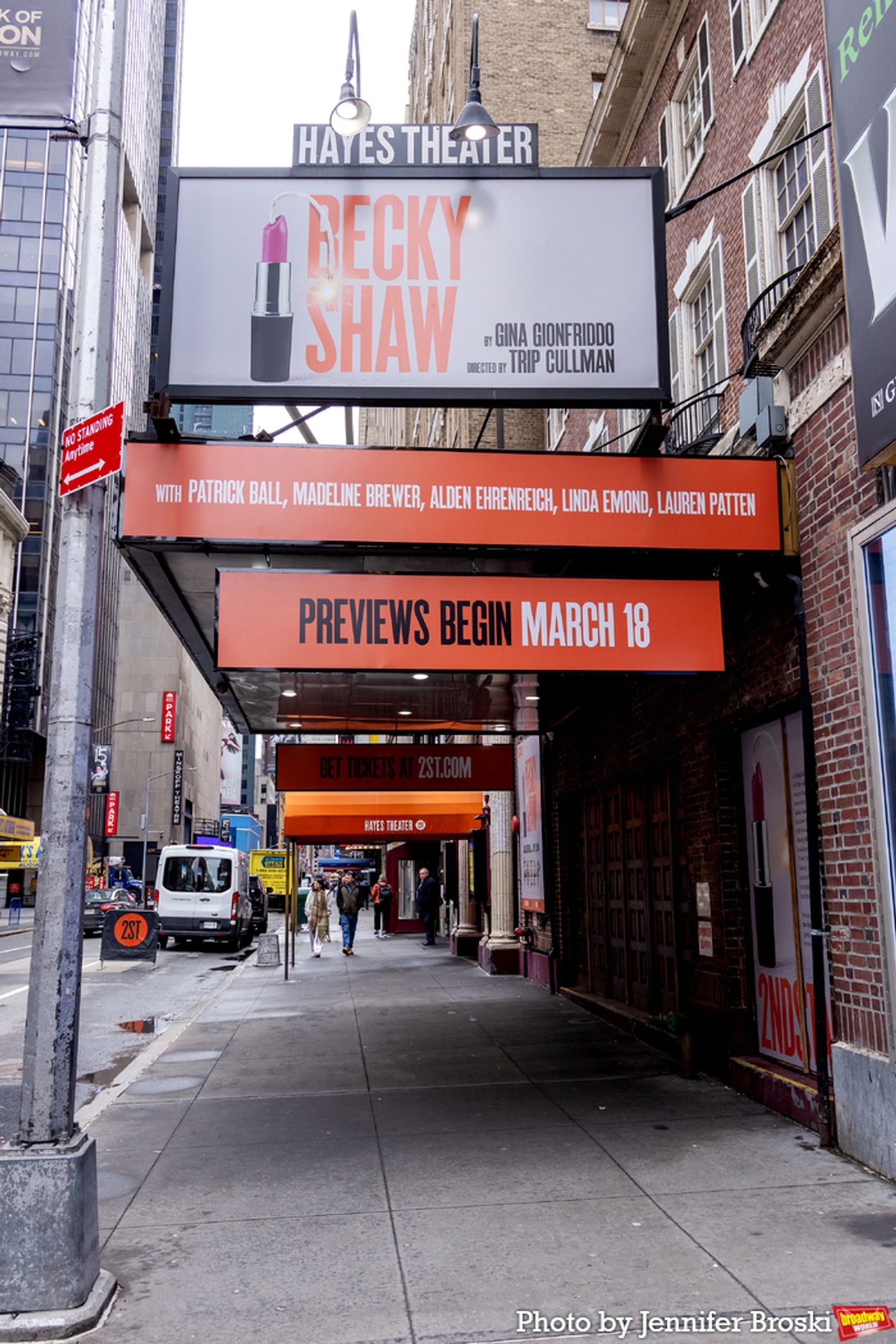 Photos: First Look at the BECKY SHAW Broadway Marquee Photos: First Look at the BECKY SHAW Broadway Marquee Image