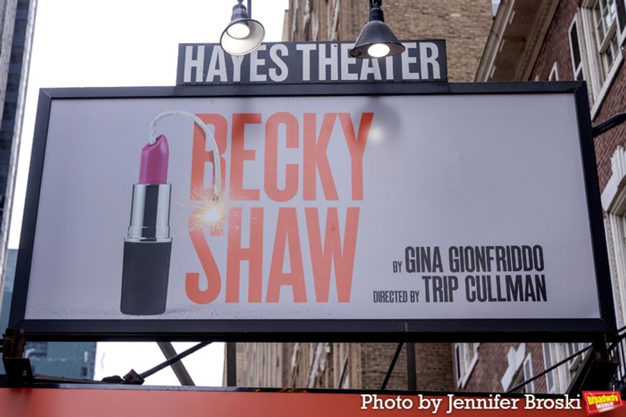 Photos: First Look at the BECKY SHAW Broadway Marquee  Image