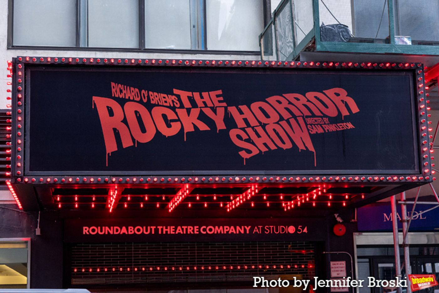 Photos: First Look at THE ROCKY HORROR SHOW Broadway Marquee  Image