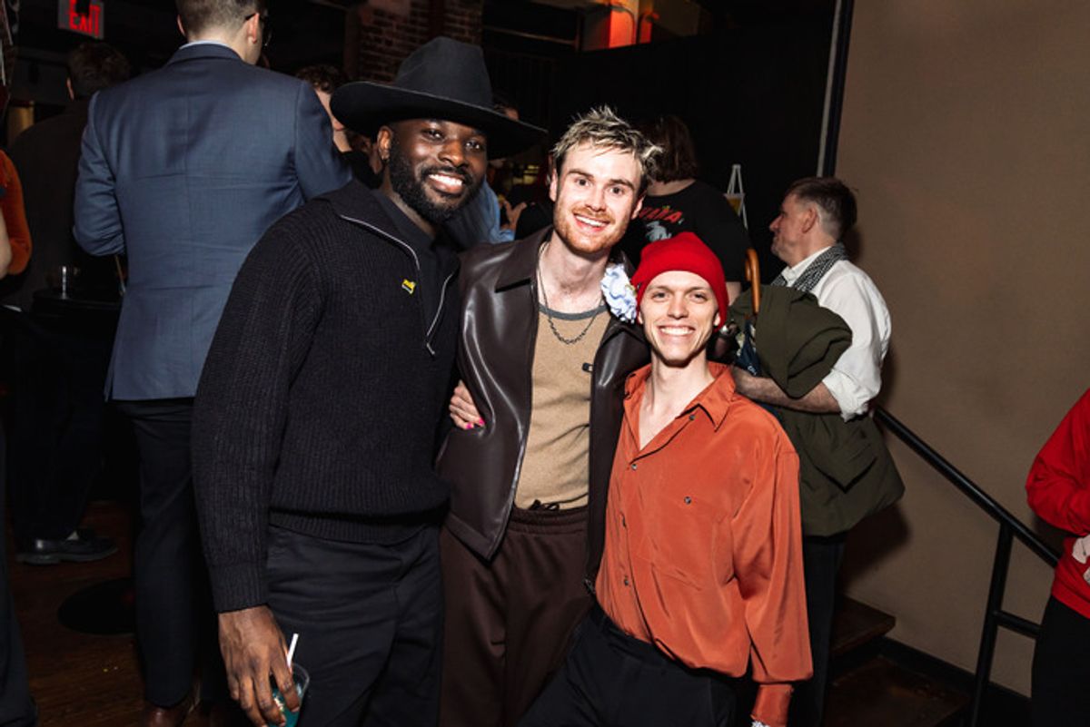 Carl Bryant, Hugo Williams, William Strom at 