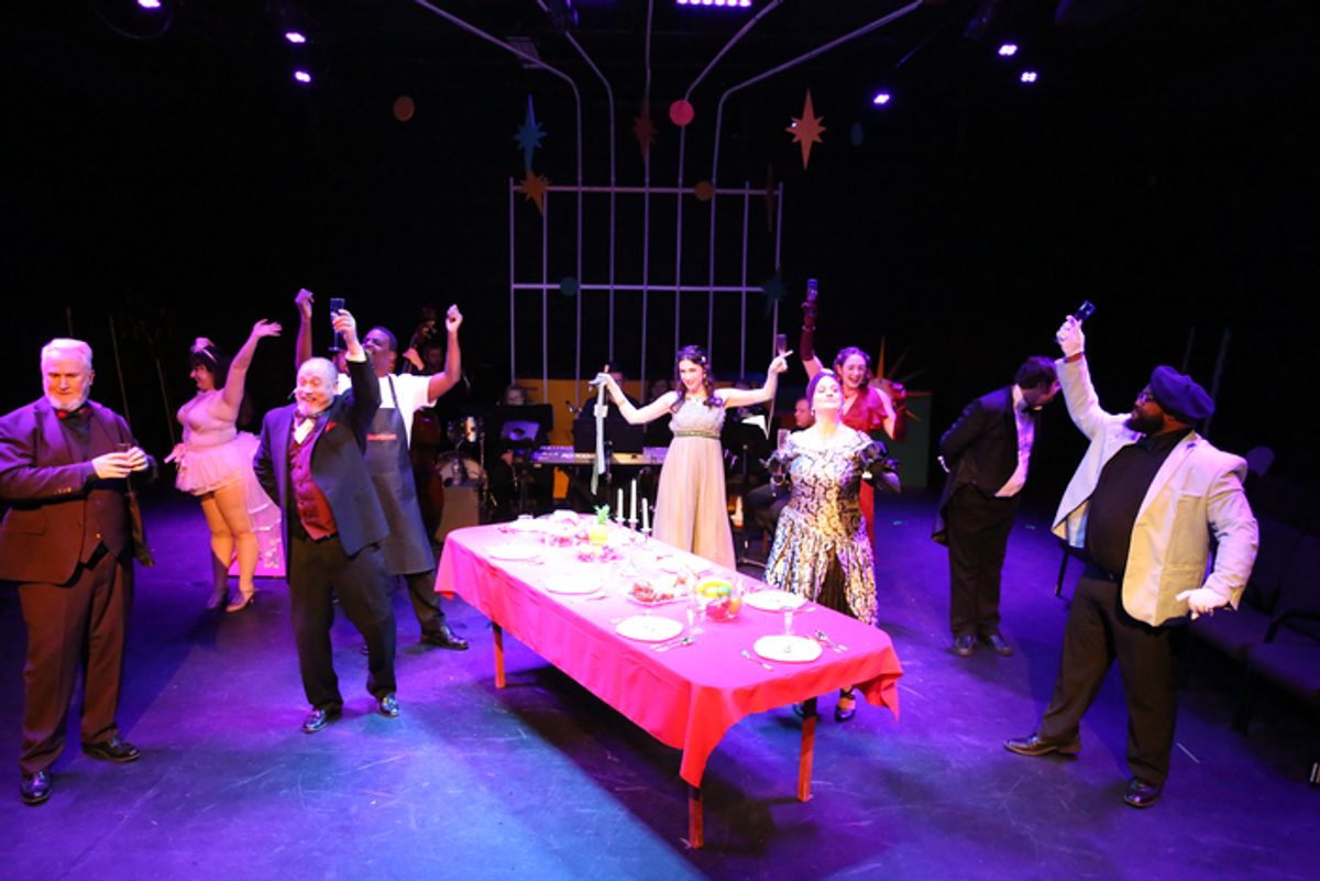 Robert Doyle, Lauren Tenenbaum, Kent Coffel, Michael Kramer, Chelsie Johnston, Kathleen Dwyer, Benni Jillette, Nathan Mecey and Chris Moore at 