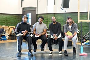 Samson Ajewole, Shaquille Jack, Javone Prince and Adam Bond  Photo