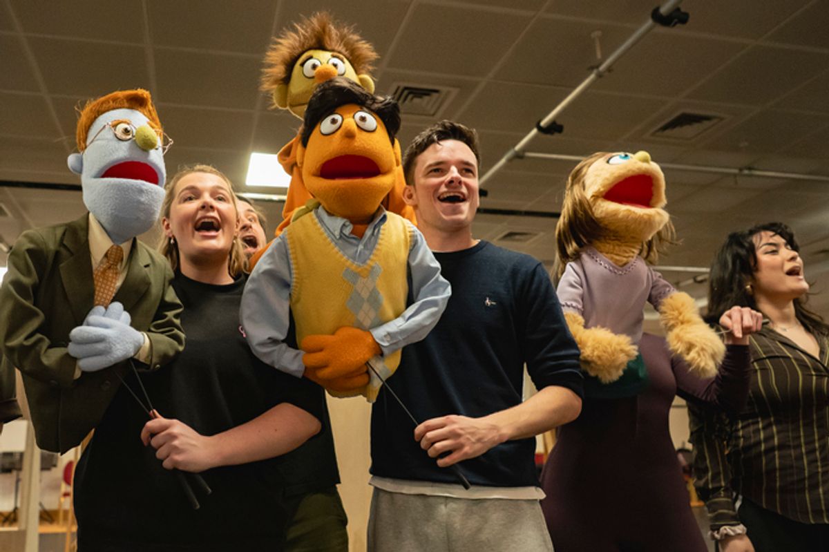 Rod, Meg Hateley, Nicky, Princeton, Noah Harrison, Kate Monster and Amelia Kinu Muus. Photo Matt Crockett at 