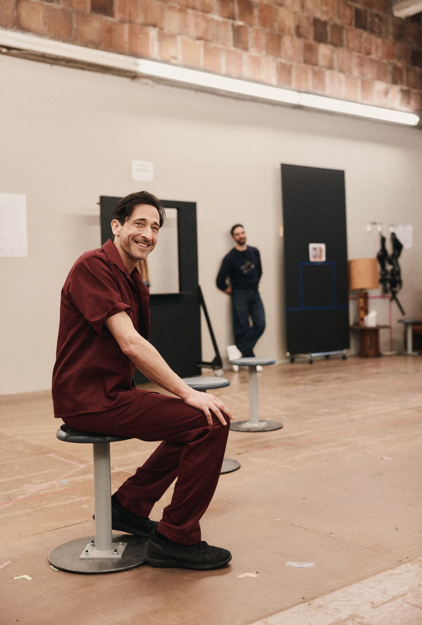 Photos: Adrien Brody and Tessa Thompson in Rehearsal for THE FEAR OF 13  Image
