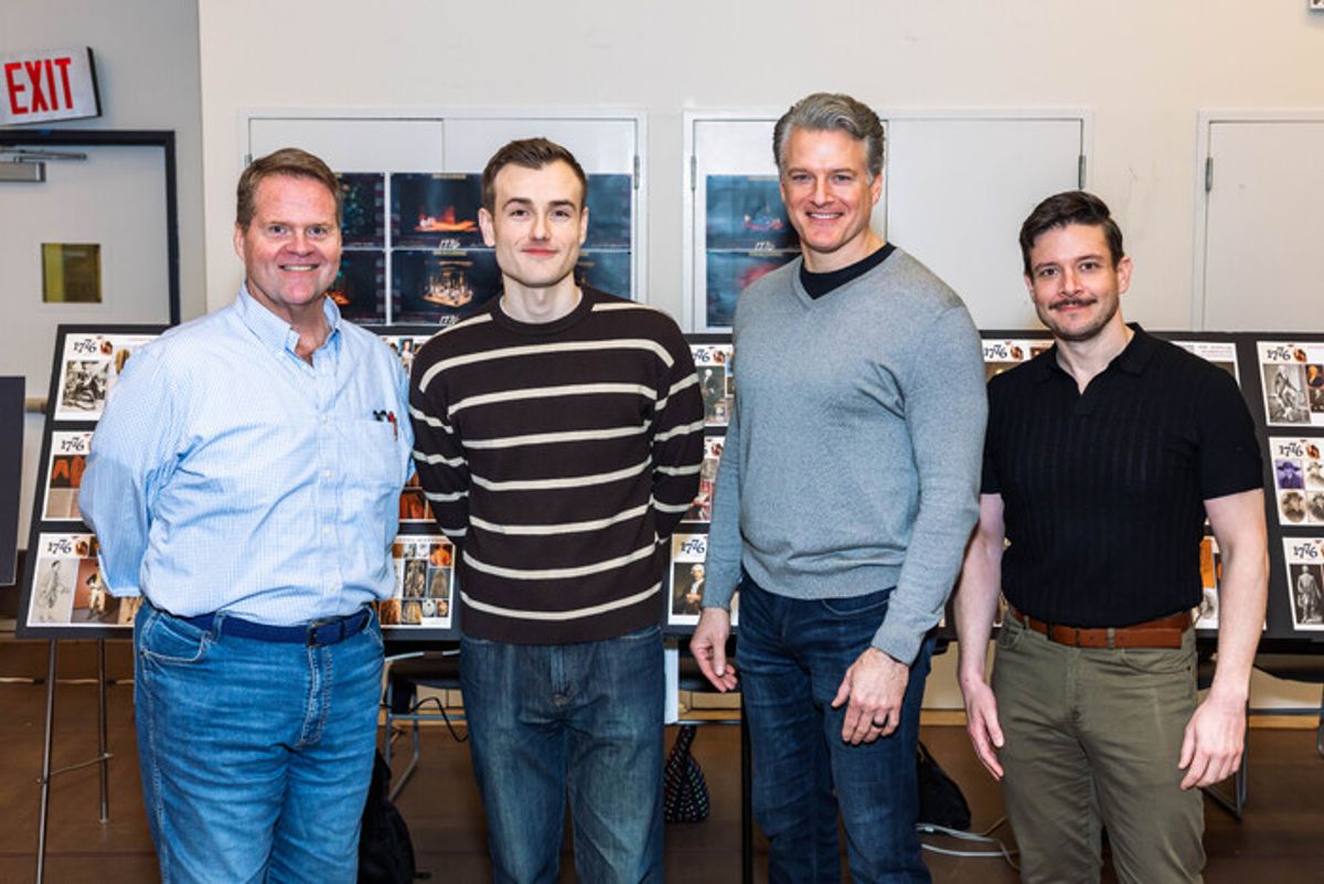 John Treacy Egan, Michael Burrell, Edward Watts, and Will Blum at 