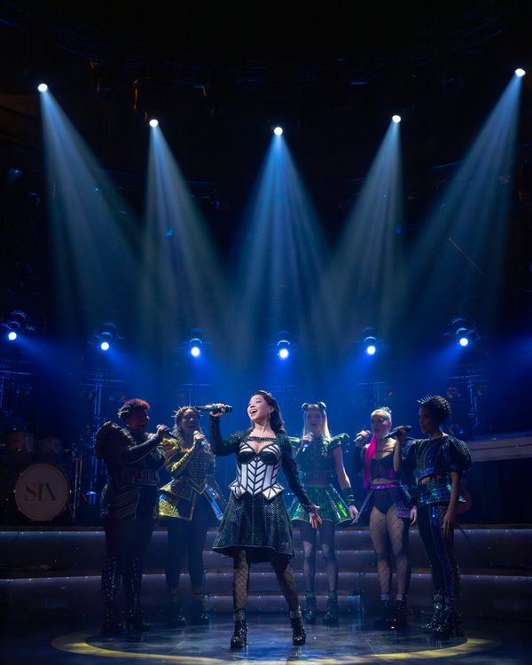 Jasmine Forsberg (center) with (l-r) Olivia Donalson,
Adrianna Hicks, Dylan Mulvaney  Photo