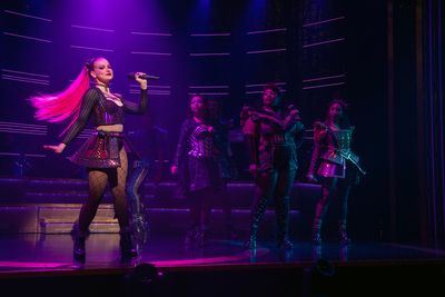 Abigail Barlow (left) with Jasmine Forsberg, Olivia
Donalson & Adrianna Hicks Photo