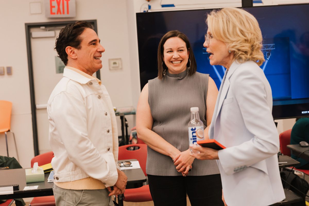 Christopher Gattelli Megan O'Keefe, Christine Schwarzman at 