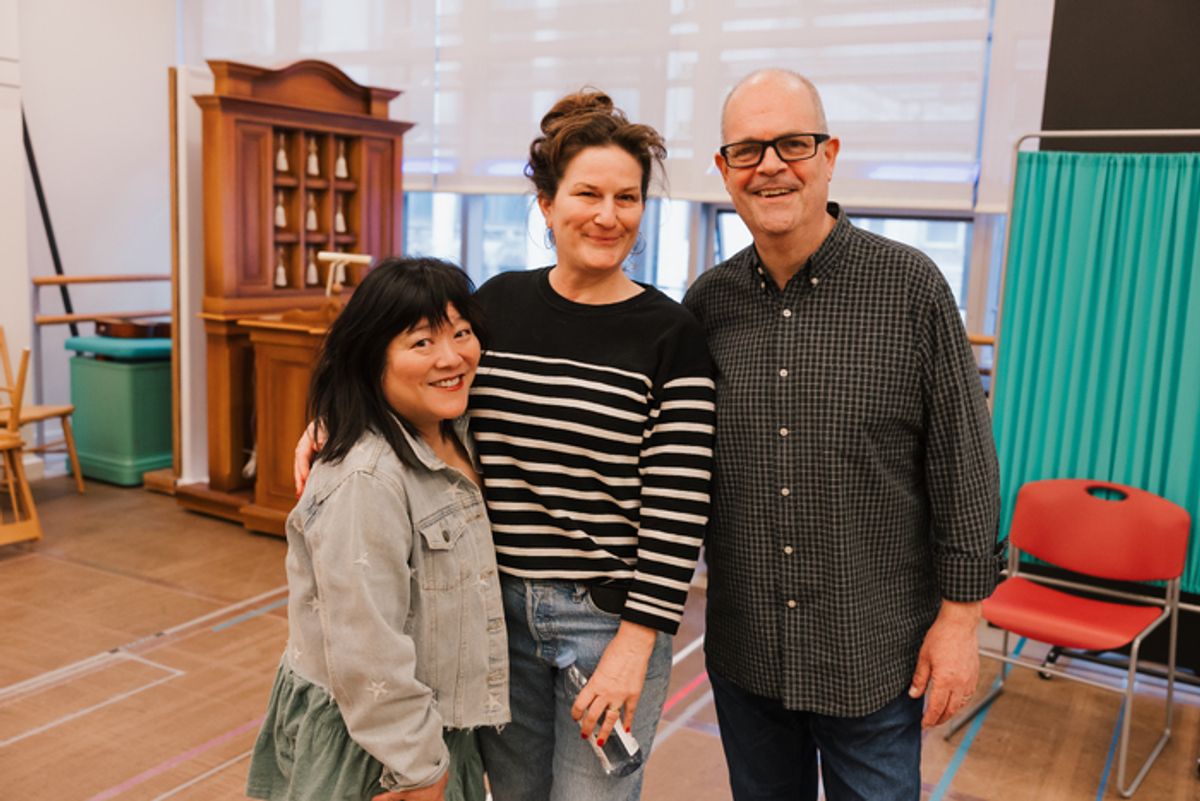 Ann Harada, Ana Gasteyer, Brad Oscar at 