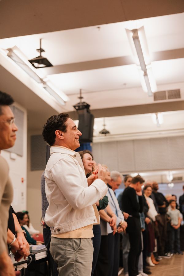 Christopher Gattelli with the company  Photo