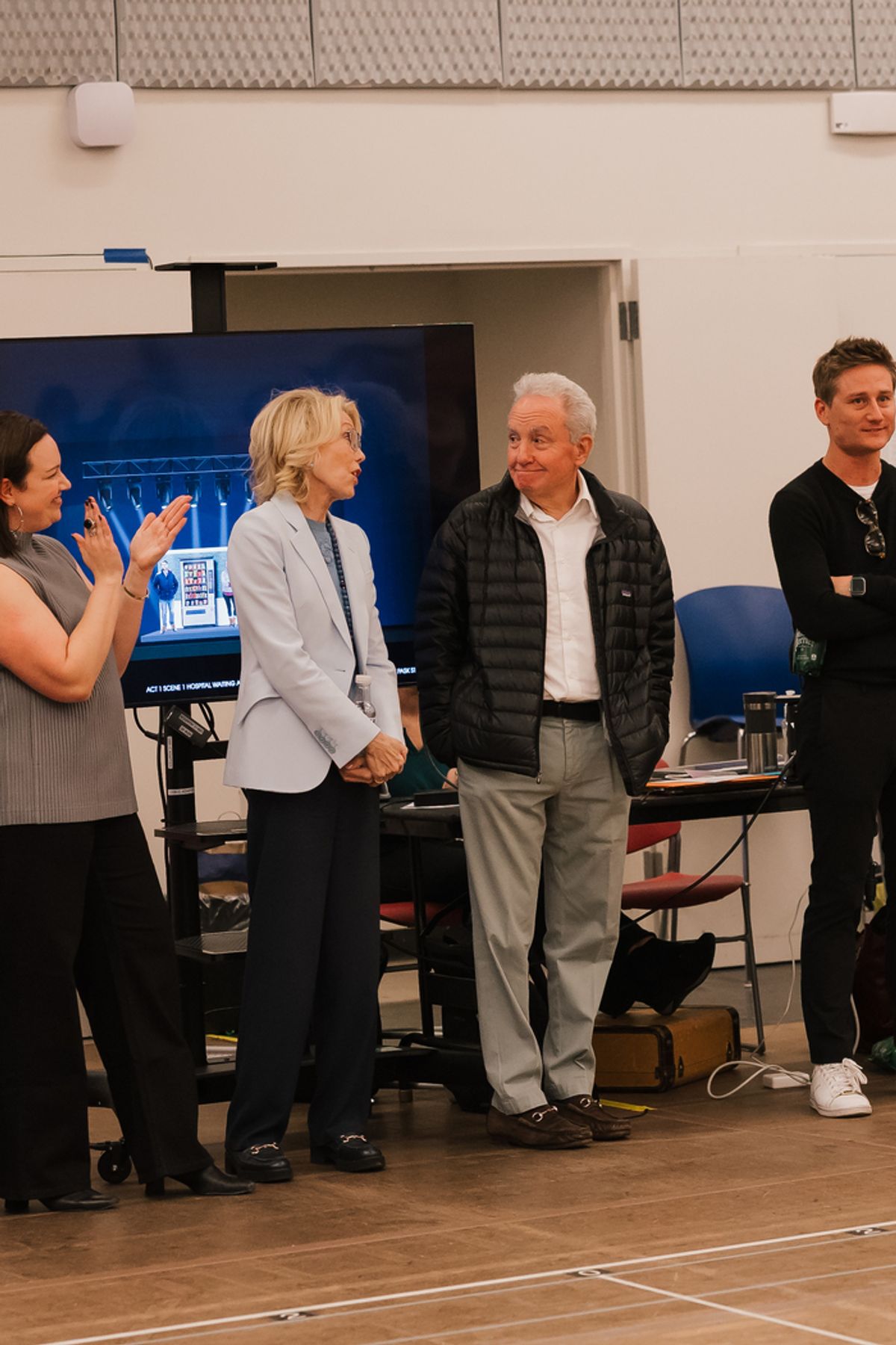 Christine Schwarzman and Lorne Michaels at 