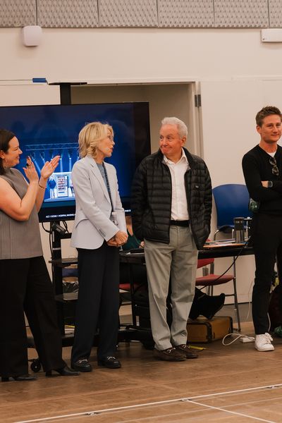 Christine Schwarzman and Lorne Michaels Photo