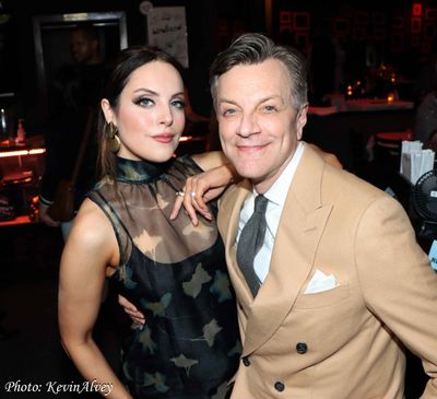 Elizabeth Gillies, Jim Caruso Photo