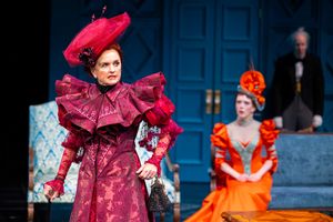 Candy Buckley, Amelia Pedlow, and Chris Hutchison Photo