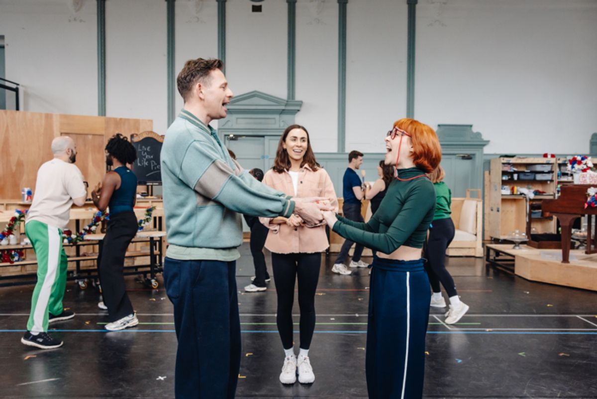 Mark Anderson, Evelyn Hoskins, and company at 