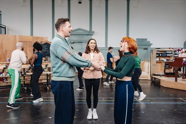 Mark Anderson, Evelyn Hoskins, and company Photo