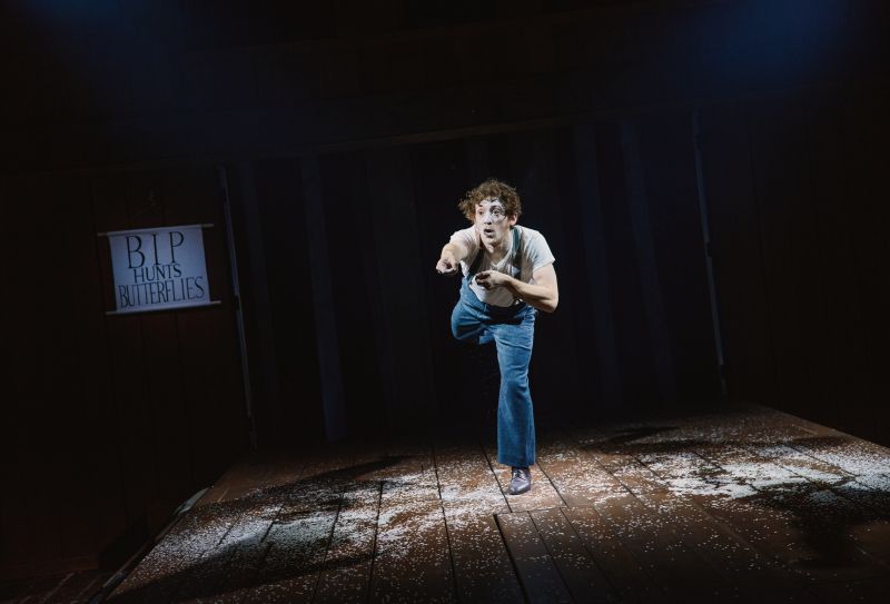 Video: How Ethan Slater Found the Man Behind the Mime in MARCEL ON THE TRAIN Image