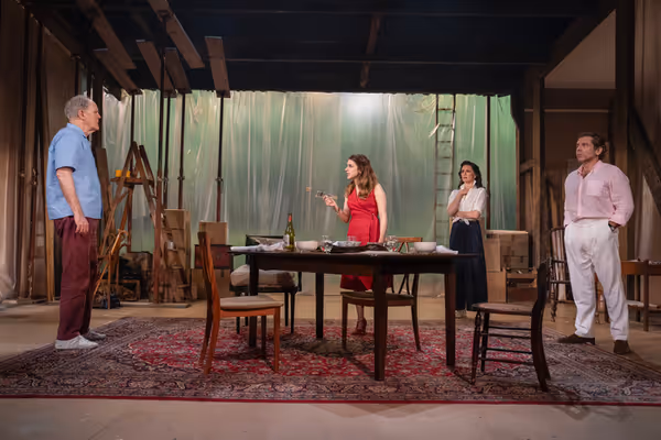 John Lithgow, Aya Cash, Rachael Sterling, and Elliot Levey Photo