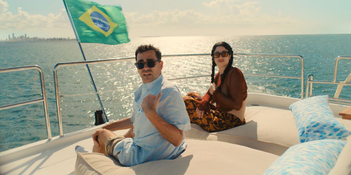 Dan Levy and Taylor Ortega  at 