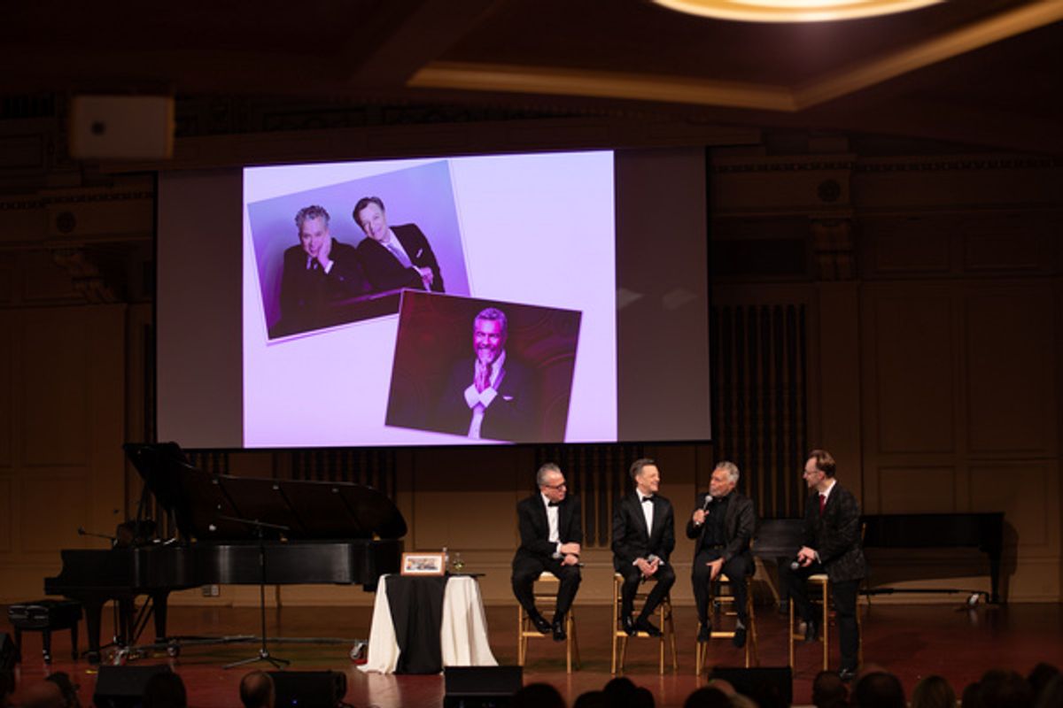 Billy Stritch, Jim Caruso, Clint Holmes, Billy Hartung at 