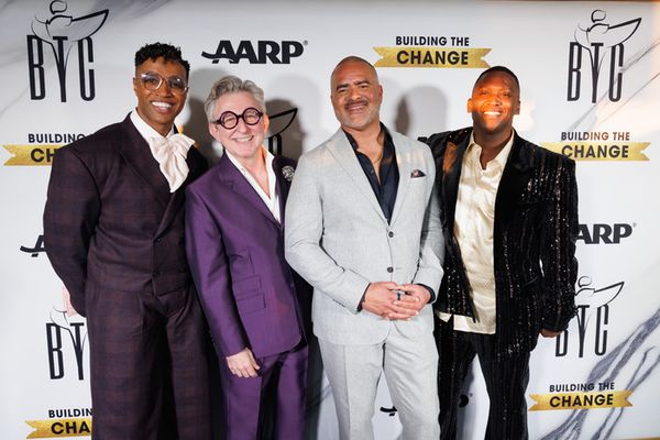 L. Steven Taylor,  Thomas Schumacher, Christopher Jackson, Jelani Remy  Photo