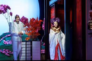 Evan LeRoy Johnson and Karah Son Photo