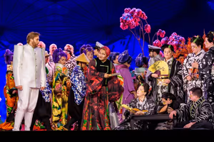 Evan LeRoy Johnson, Rodell Rosel, and the Company  Photo