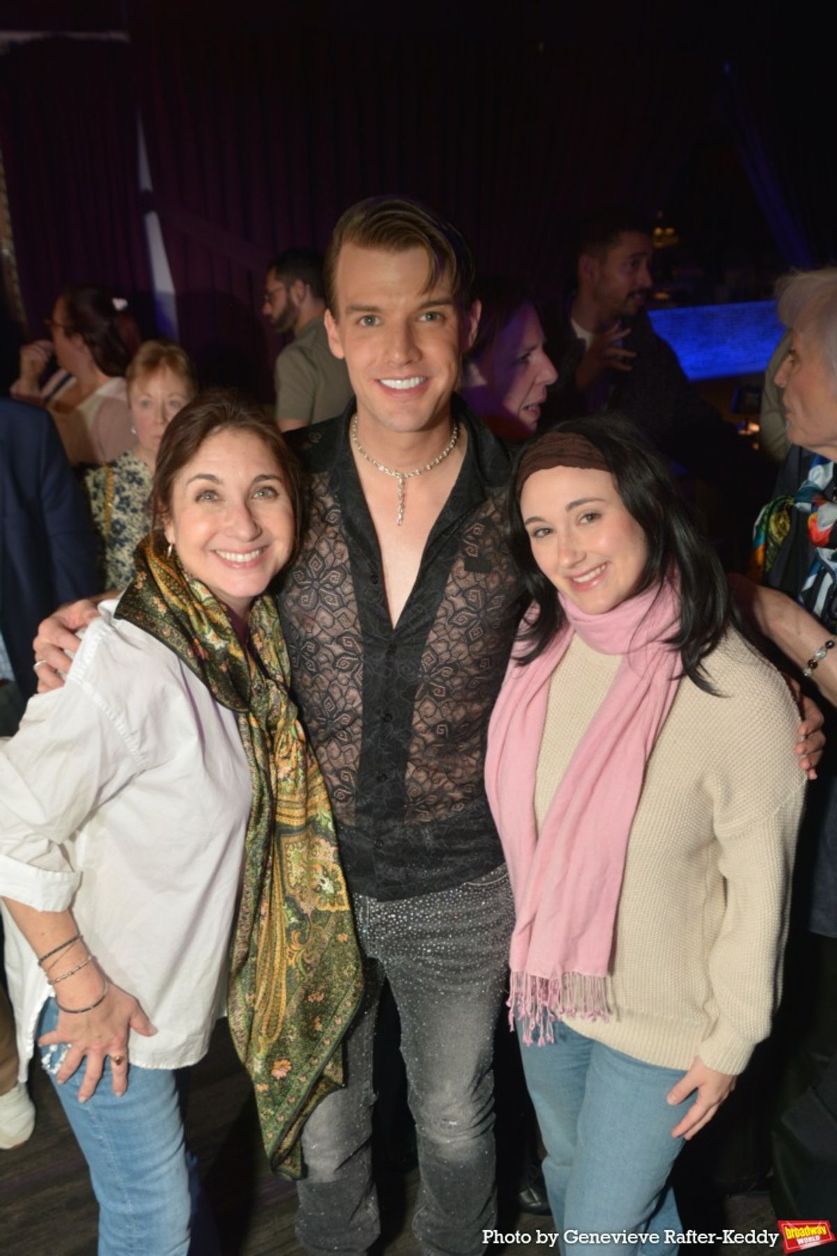 Amy Lord, Mark William and Jamie McRae at 