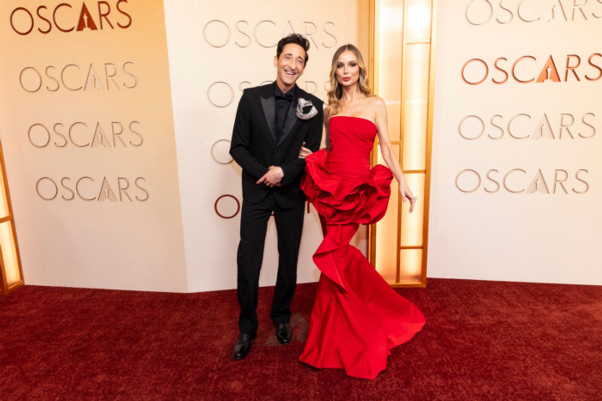 ADRIEN BRODY, GEORGINA CHAPMAN at 