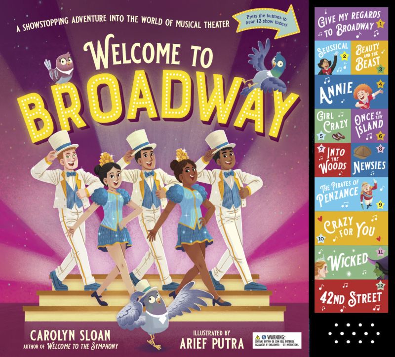 Exclusive Video: First Look at the Cover for WELCOME TO BROADWAY Book Image