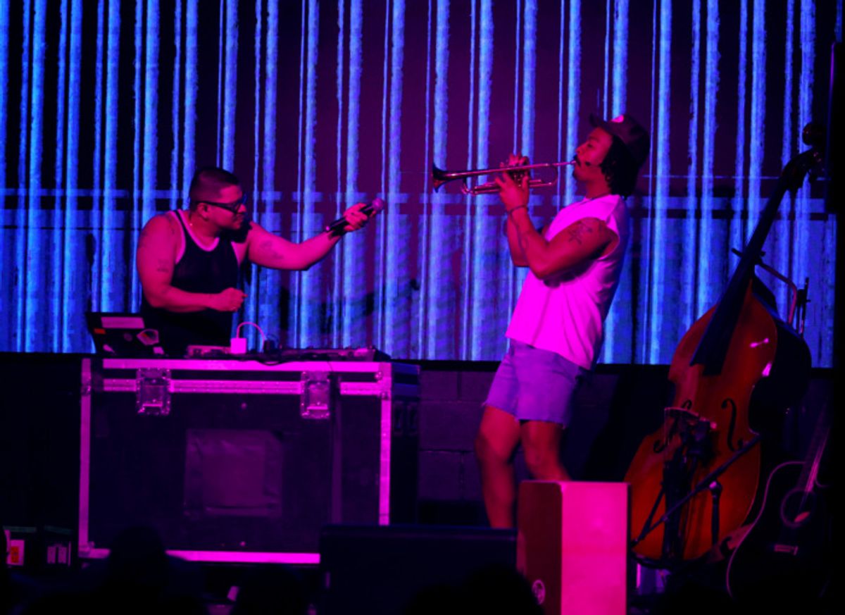 Brian Quijada and Nygel D. Robinson at 