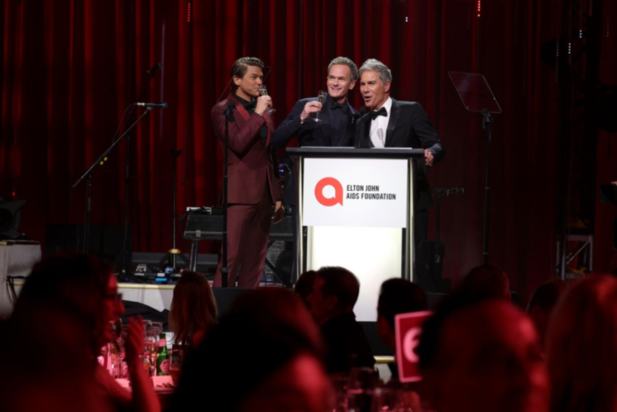 Neil Patrick Harris, David Burtka and Eric McCormack at 