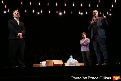 Duncan MacMillan, Daniel Radcliffe and Jeremy Herrin  Photo