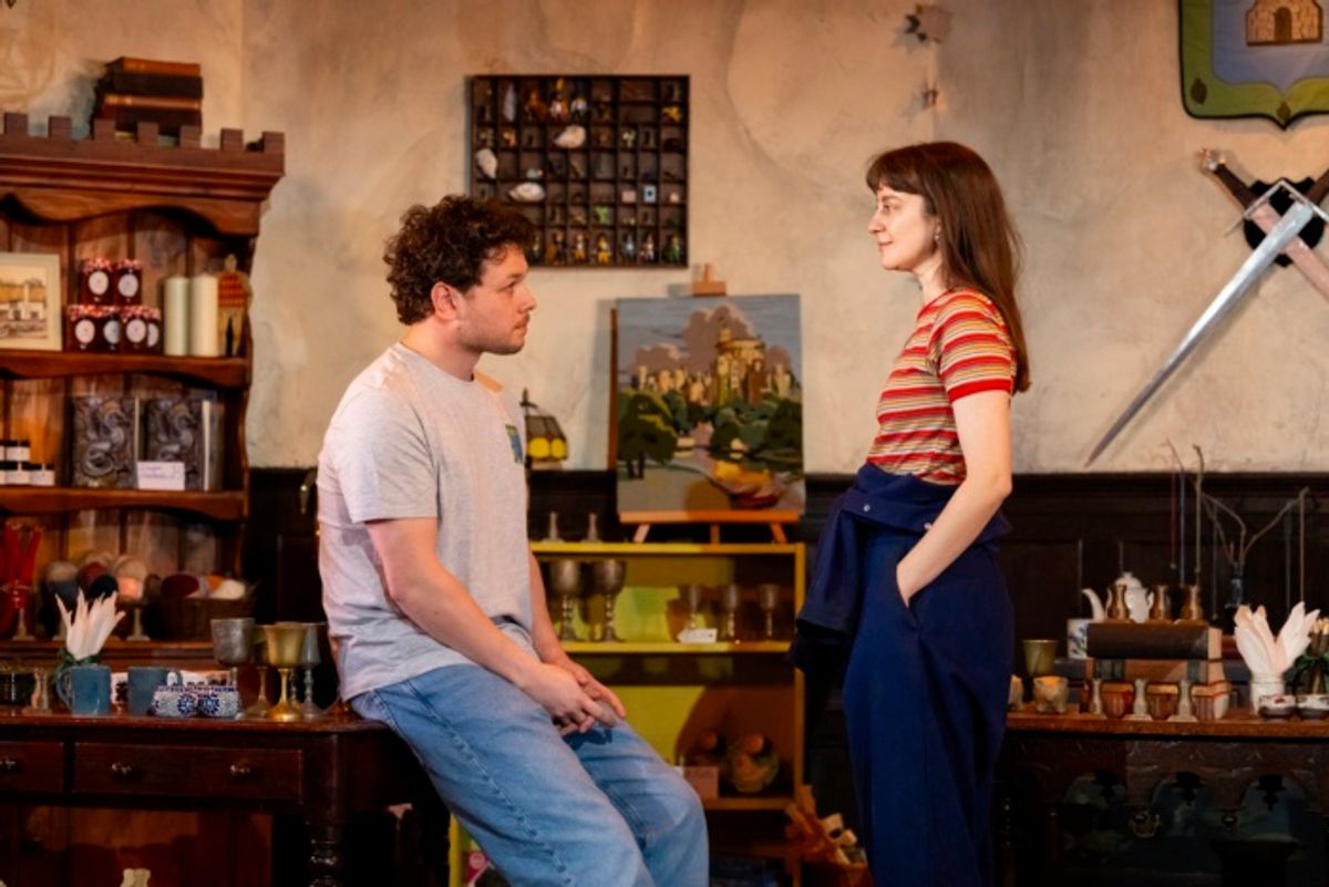 Sean Delaney, Lydia Larson at 